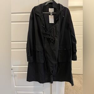 H&M mama maternity/babywearing rain coat NWT